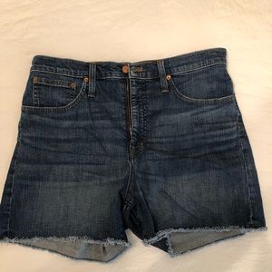 High rise shorts
